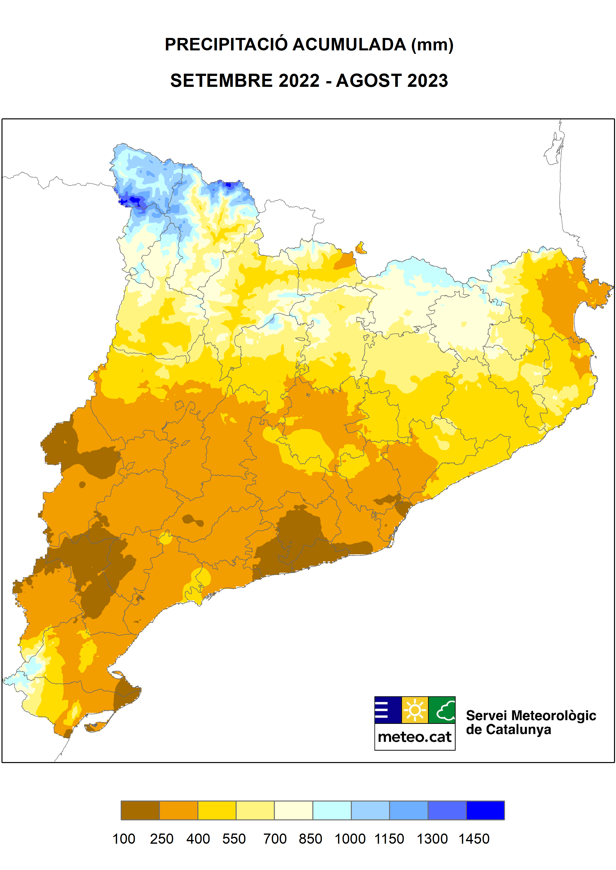 Imagen del artículo Any pluviomètric 2022-2023 sec, rècord en algunes àrees litorals i prelitorals