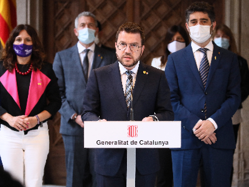 Statement by the President of the Generalitat regarding the espionage case involving Pegasus spyware
