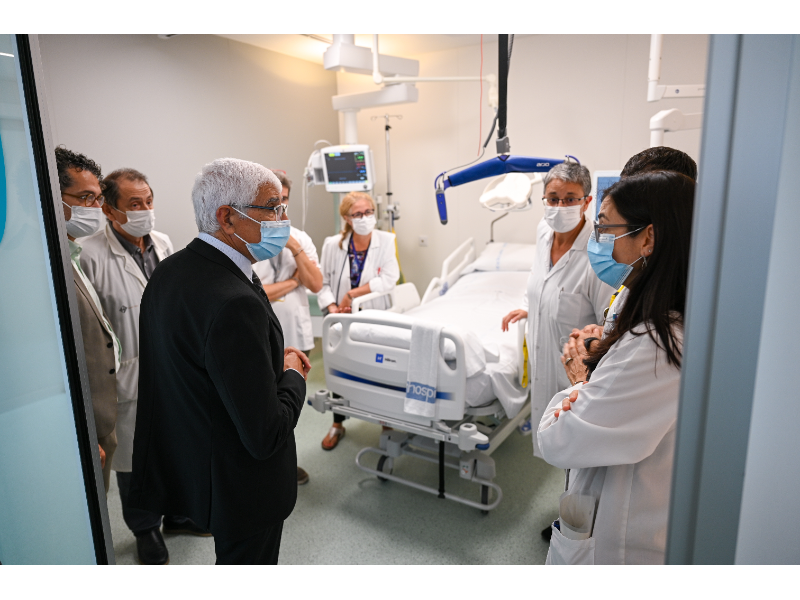 Imagen del artículo El conseller Manel Balcells inaugura la nova àrea de la Unitat de Semicrítics de l'Hospital de Sant Pau de Barcelona
