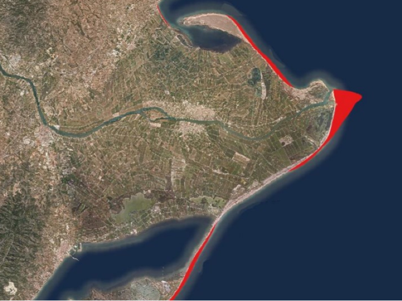 Imagen del artículo Acció Climàtica continua avançant en l'aplicació de l'Estratègia Delta per actuar en el frontal del delta de l'Ebre