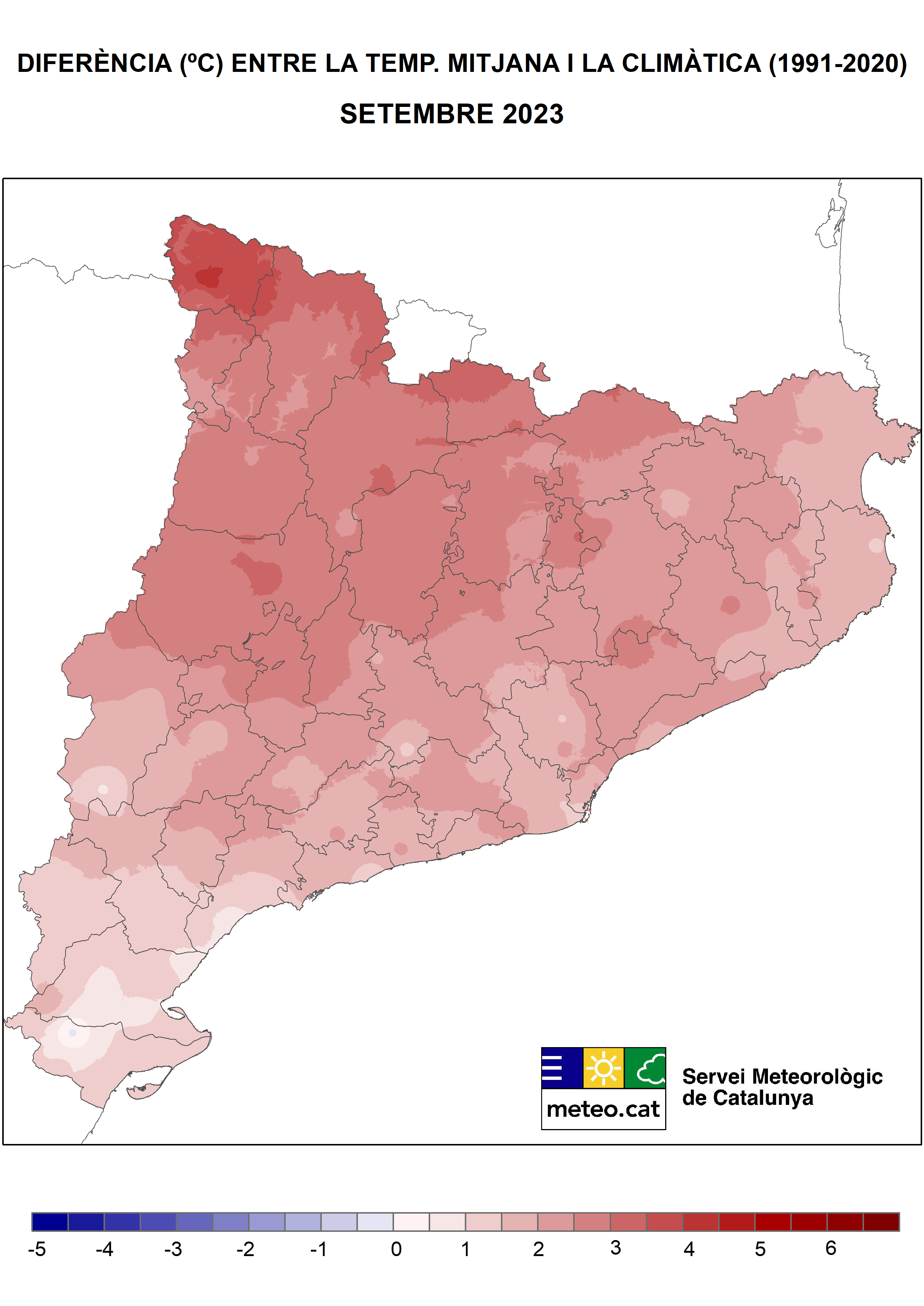 Imagen del artículo El setembre més càlid de les últimes dècades a bona part de Catalunya