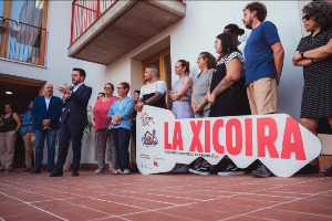 El president Aragonès a la Xicoira (Foto: Arnau Carbonell)