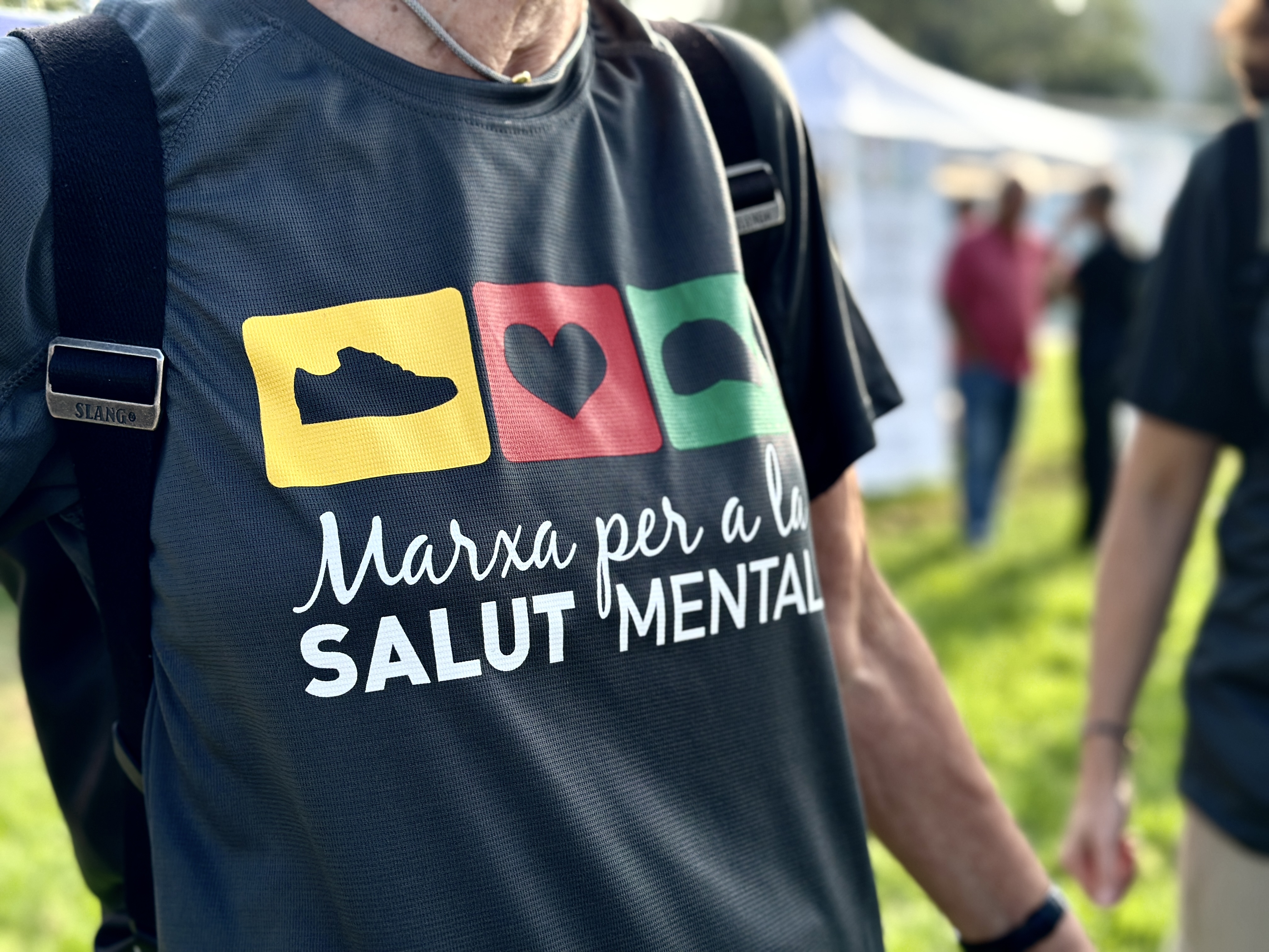 Els participants de la Marxa per la Salut Mental han recorregut un total de vuit quilòmetres del Parc Fluvial del Besòs