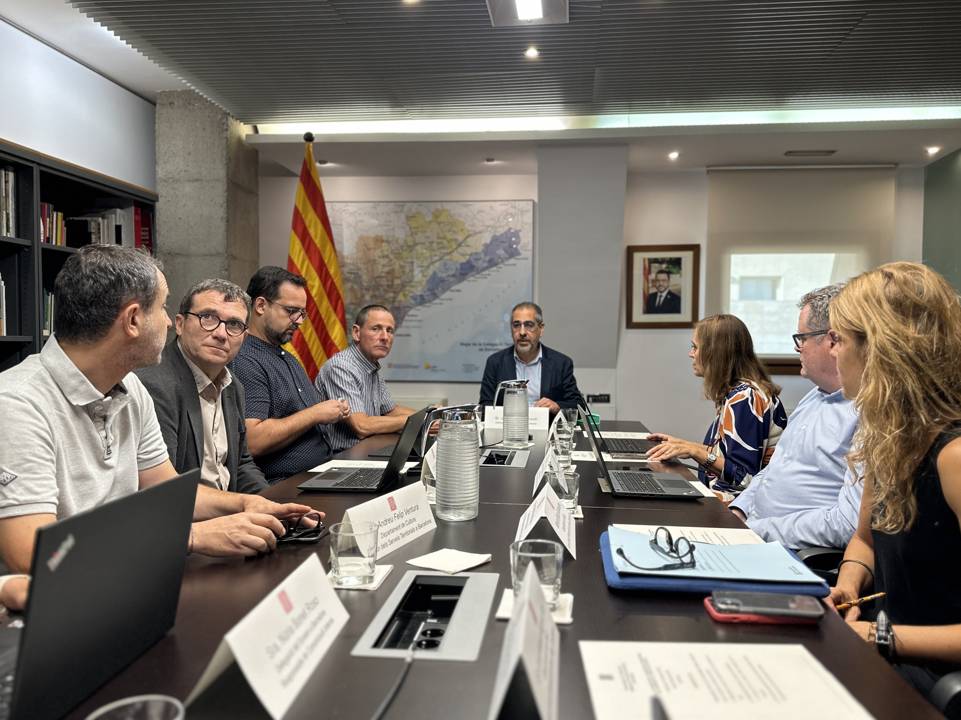 Reunió del Consell de Direcció de l'Administració Territorial de la Generalitat a Barcelona, el 10 d'octubre de 2023
