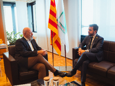 Imagen del artículo President Aragonès: Catalunya i l'Emília-Romanya volem avançar cap a una aliança mediterrània per encarar reptes de futur compartits