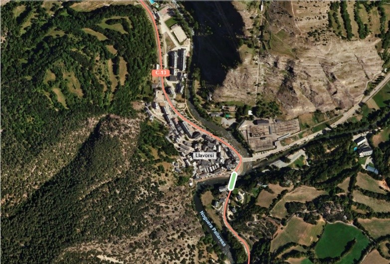 Imagen del artículo Territori licita les obres per eixamplar el pont de la C-13 a l'entrada de Llavorsí i millorar la seguretat viària