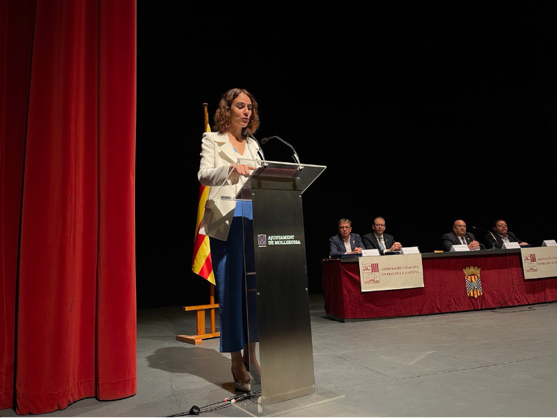 Imagen del artículo La consellera de Justícia es compromet a defensar la necessitat dels jutjats de pau a Catalunya