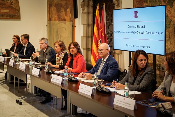 Reunió de la Comissió Bilateral Generalitat-Conselh Generau d'Aran