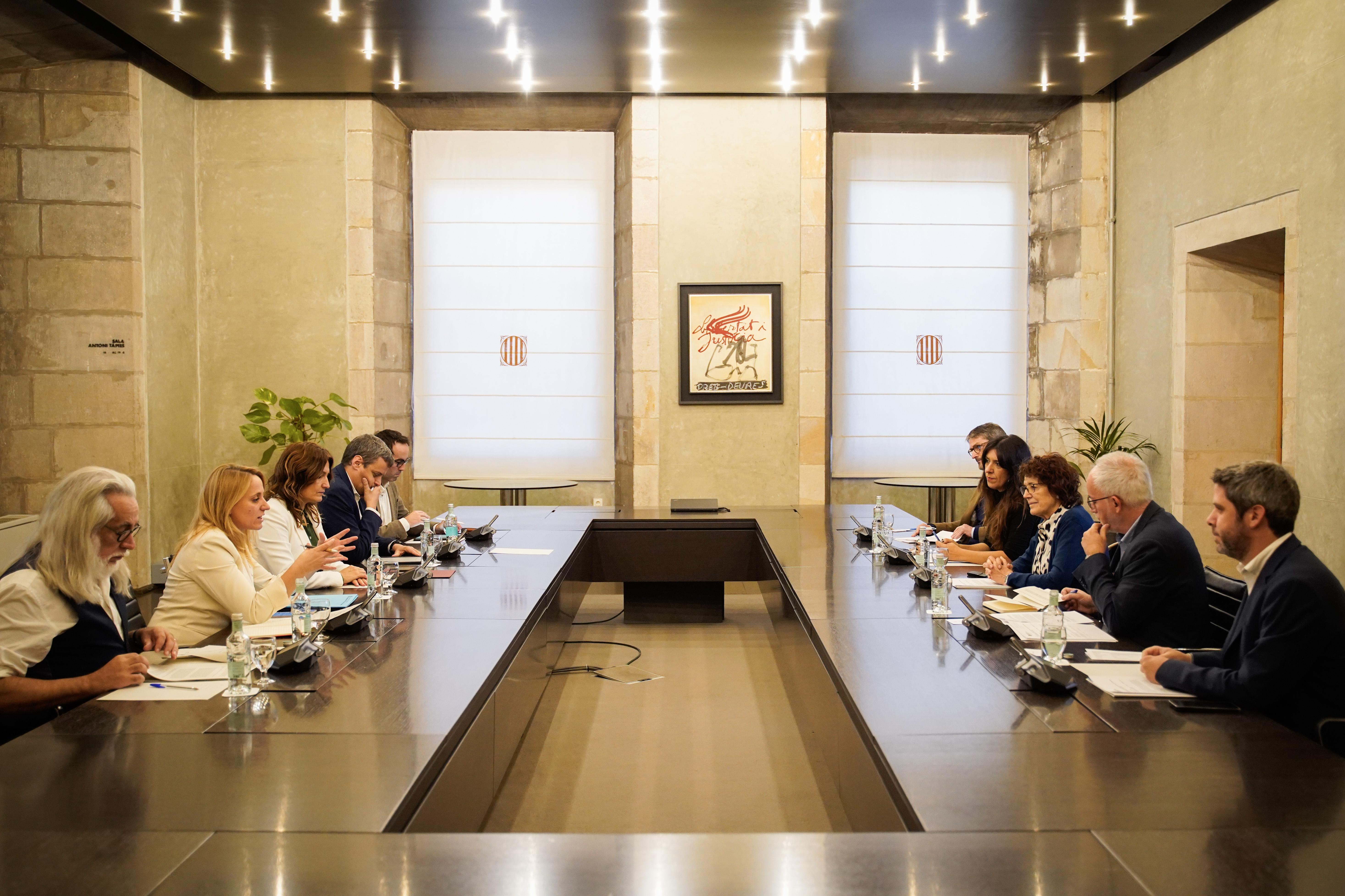 El Govern es reuneix amb la Taula d'entitats del Tercer Sector Social de Catalunya
