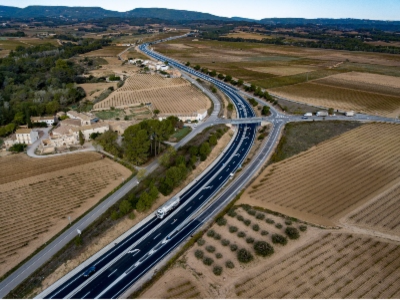 Imagen del artículo En servei un nou tram de 2+1 a l'Eix Diagonal, entre la variant de Vilafranca del Penedès i Cabrera d'Anoia
