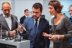 El president Aragonès visita les noves instal·lacions del Centre de Formació Pràctica de Manresa (foto: Arnau Carbonell)