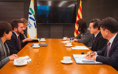 Imagen del artículo President Aragonès: Catalunya aprofundeix el seu agermanament amb la República de Corea del Sud, que té tot el sentit a nivell econòmic, polític i cultural