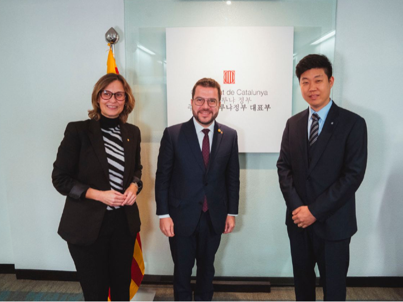 Imagen del artículo President Aragonès: La Delegació de la República de Corea  neix amb l'encàrrec d'impulsar el desplegament de les relacions exteriors de Catalunya a Àsia