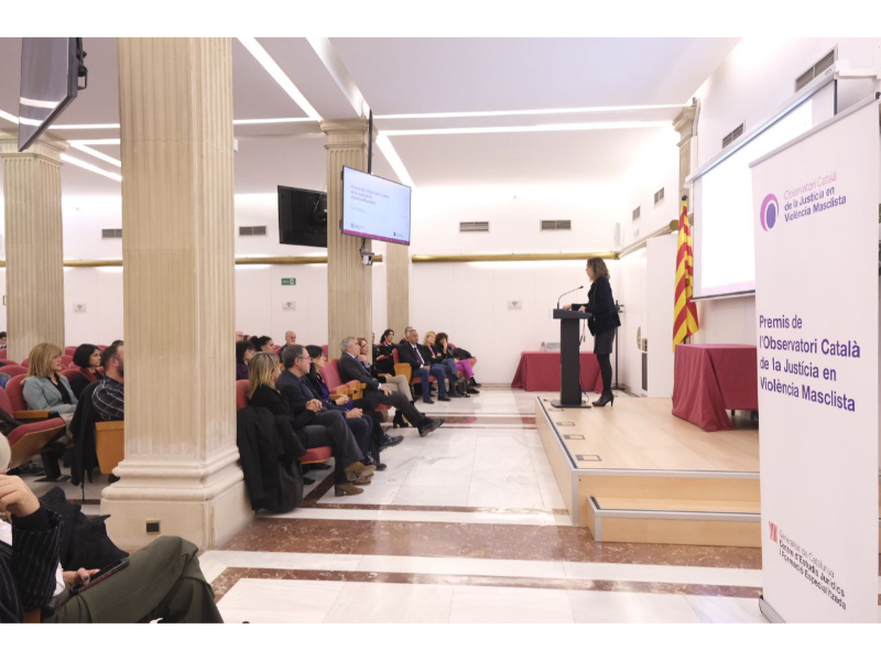Imagen del artículo Una caporal dels Mossos i l'IMLCFC distingits amb els Premis de l'Observatori Català de la Justícia en Violència Masclista (OCJVM)