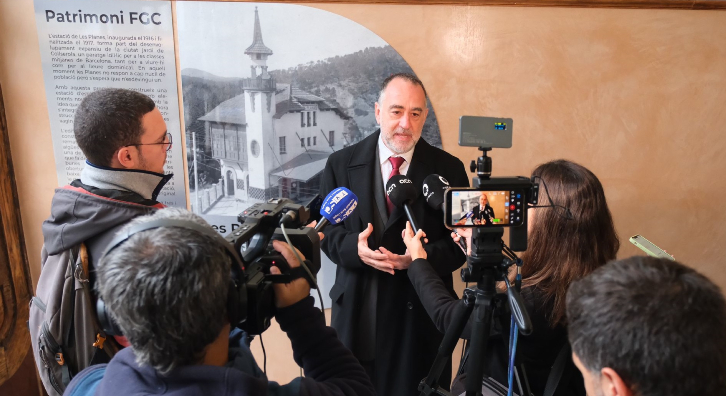 Imagen del artículo Ferrocarrils finalitza la restauració de l'edifici de l'estació de Les Planes