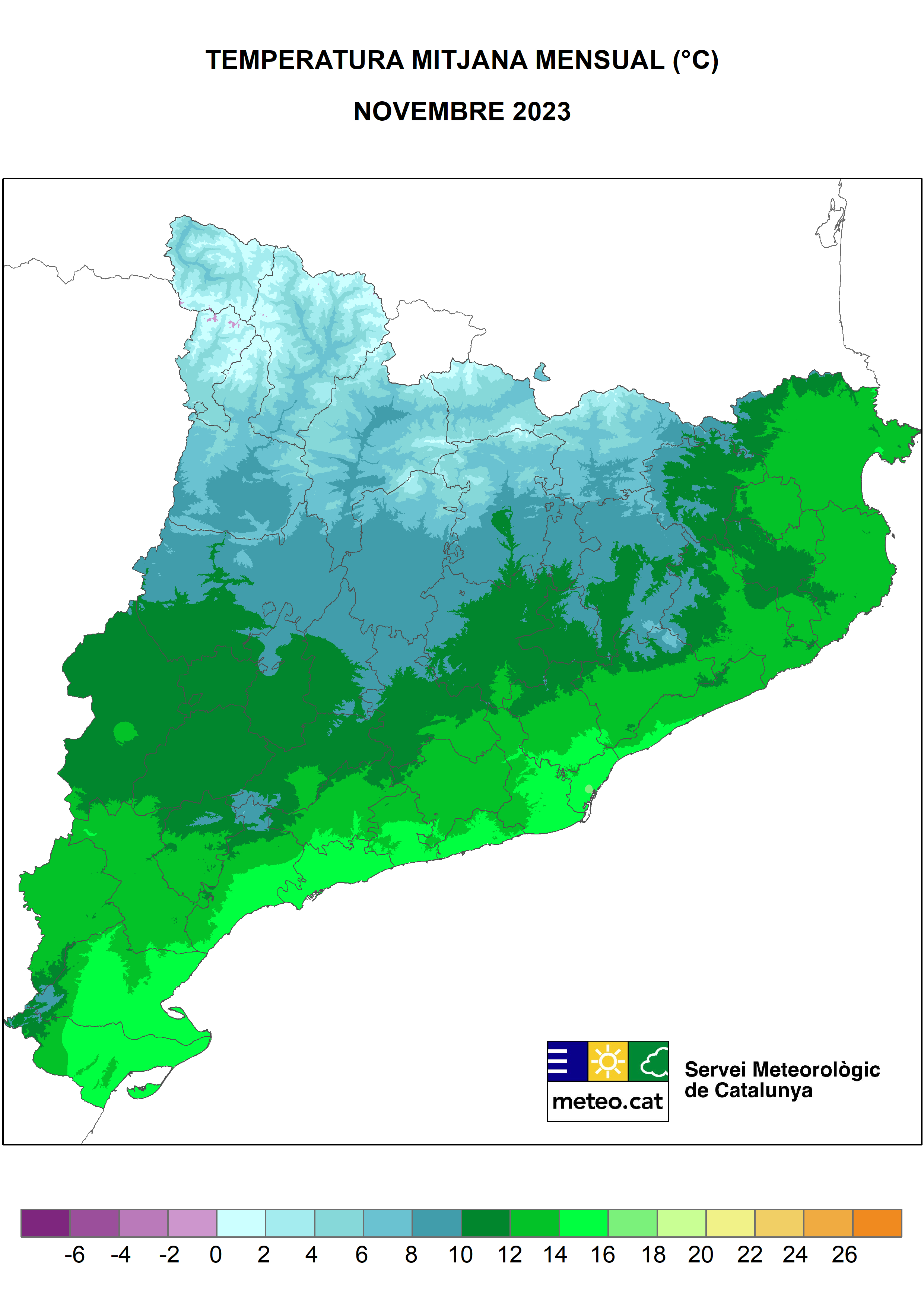 Imagen del artículo Novembre càlid i majoritàriament sec a Catalunya