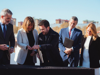 Imagen del artículo President Aragonès: Amb l'ampliació de la Fira de Barcelona  estem construint l'economia del futur del nostre país, generant més llocs de treball i més oportunitats pel país