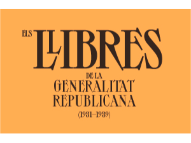 Imagen del artículo Els llibres de la Generalitat republicana (1931-1939)