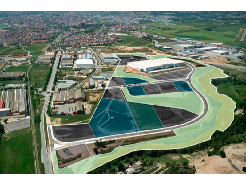 Els terrenys comercialitzats pertanyen a la parcel·la 18 del sector Riera de Castellolí, a Vilanova del Camí (Anoia).