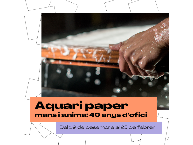 Imagen del artículo Sastres Paperers celebra els 40 anys de la creació del prestigiós paper Aquari amb una exposició al Centre d'Artesania Catalunya