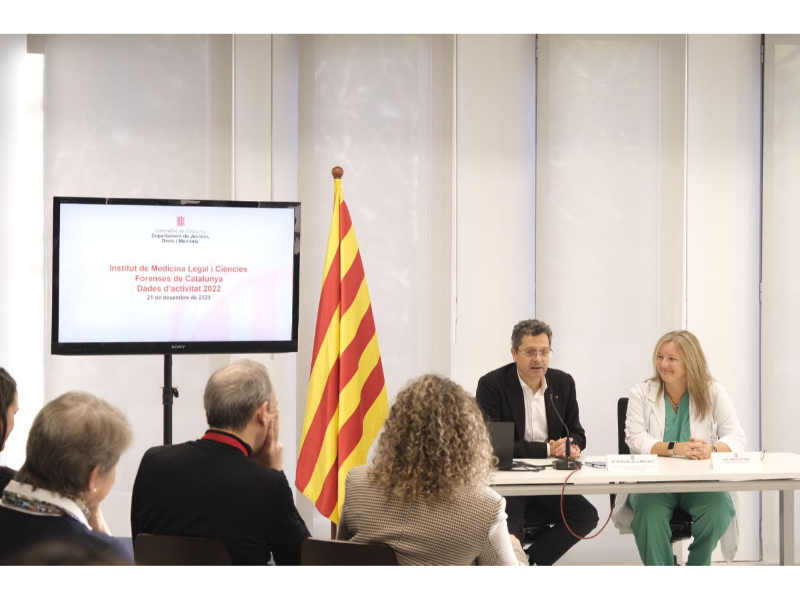 Imagen del artículo Catalunya consolida el potencial social de la medicina legal i forense i situa l'IMLCFC com a referent a l'Estat amb més de 100.000 actuacions anuals