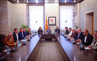 Reunió del Consell del Diàleg Social de Catalunya. Fotografia: Arnau Carbonell