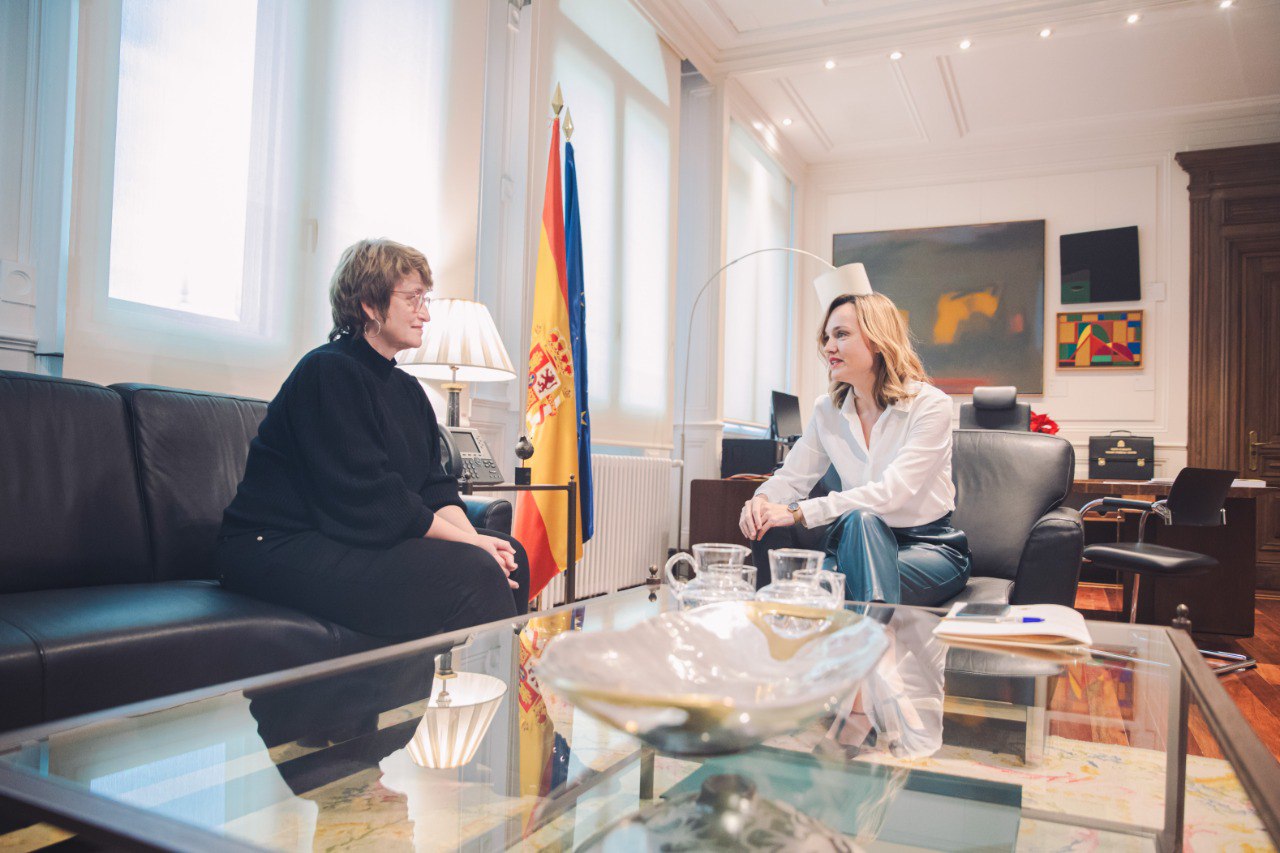 Reunió de la consellera Anna Simó amb la ministra Pilar Alegría