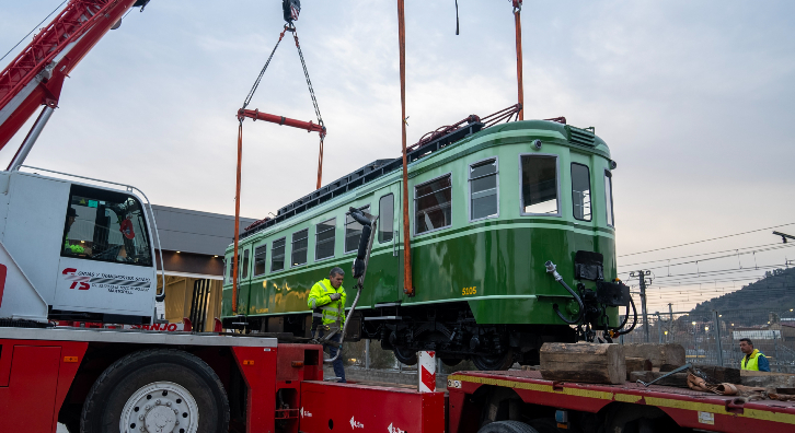Imagen del artículo Ferrocarrils restaura un vehicle icònic del 'carrilet' i l'incorpora a l'Espai de la Via Mètrica de Martorell