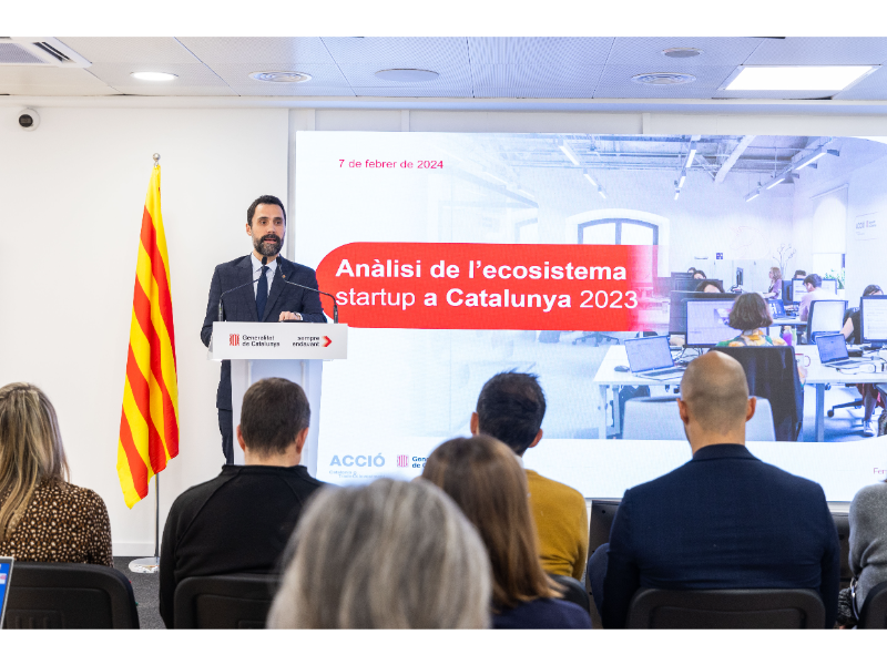 Catalunya supera les 2.100 startups el 2023, un 4% més que l¿any anterior i la xifra més alta de la sèrie històrica