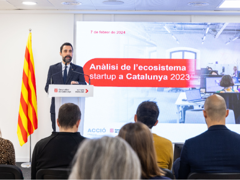 In 2023, there were more than 2,100 start-ups in Catalonia, marking a 4% increase from the previous year and the highest figure recorded in its history