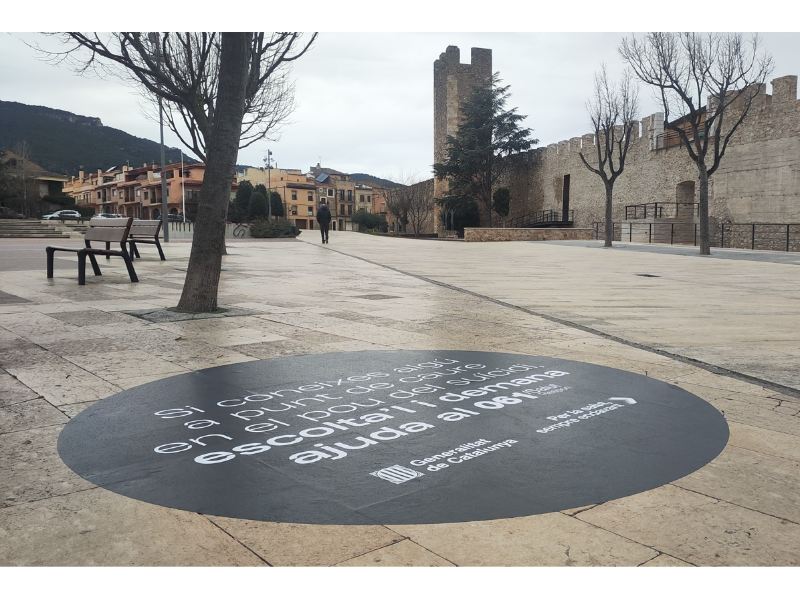 Imagen del artículo La Regió Sanitària Camp de Tarragona instal·la punts de prevenció del suïcidi a vuit municipis