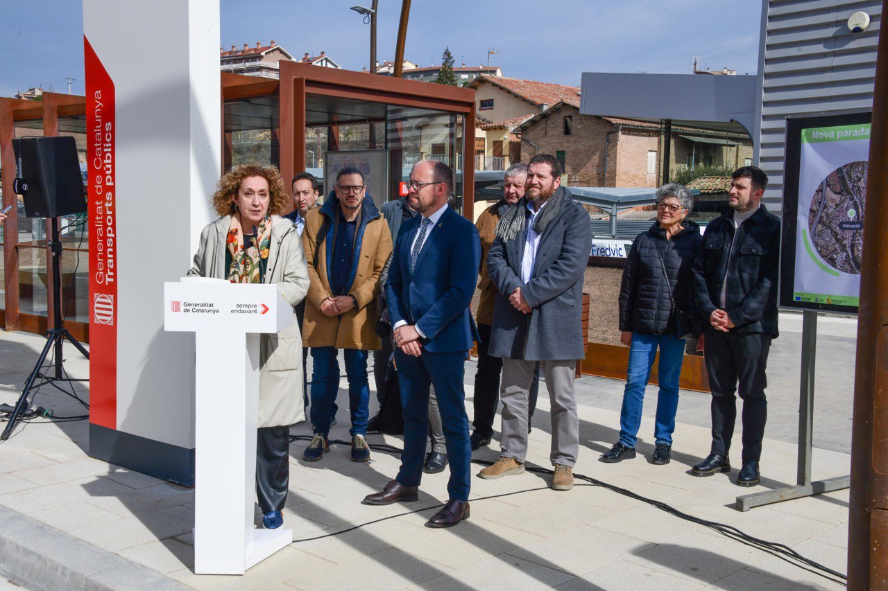 Imagen del artículo Territori posa en funcionament la nova  estació de busos de Gironella