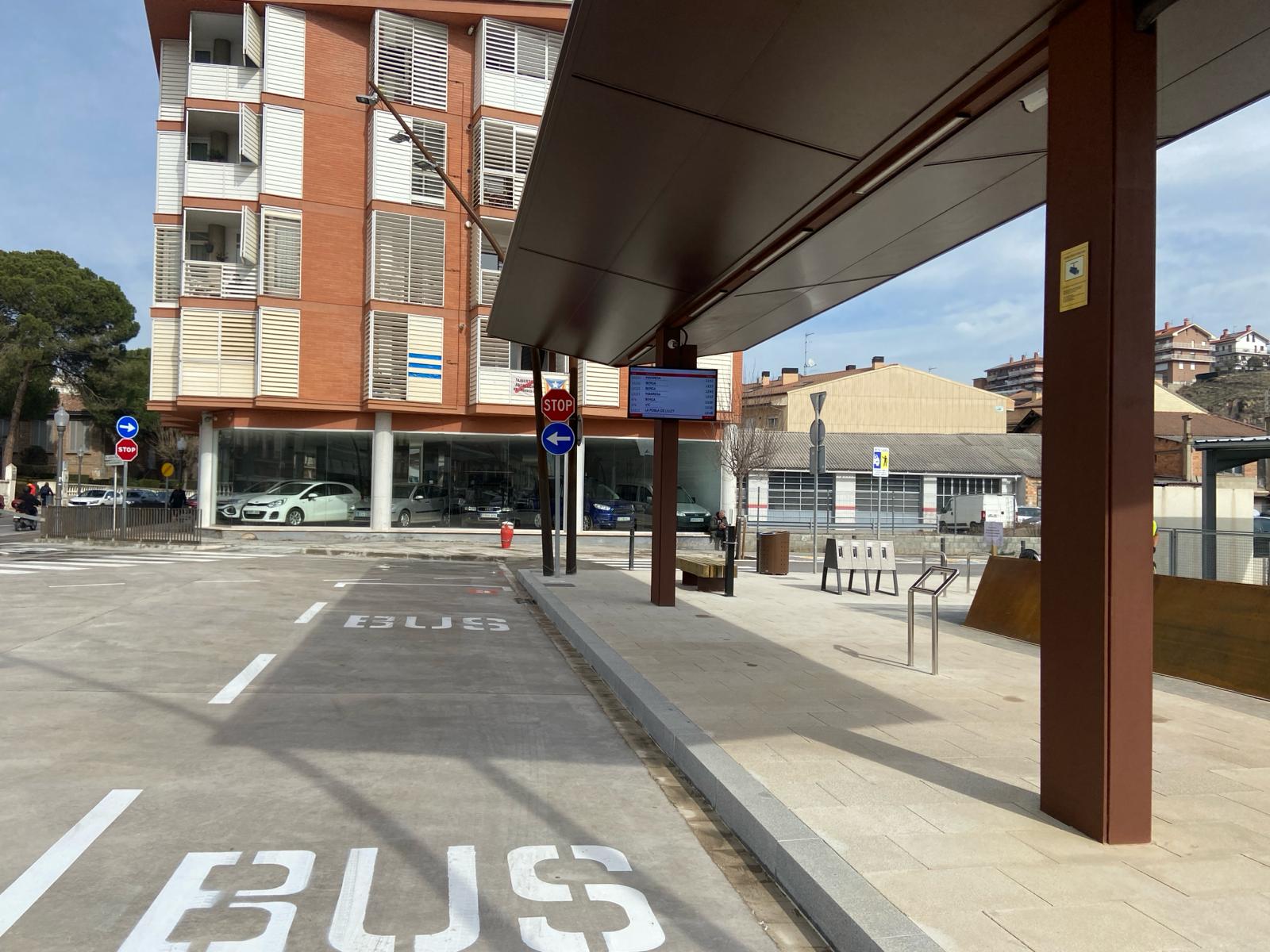 Imagen del artículo Territori posa en funcionament la nova  estació de busos de Gironella