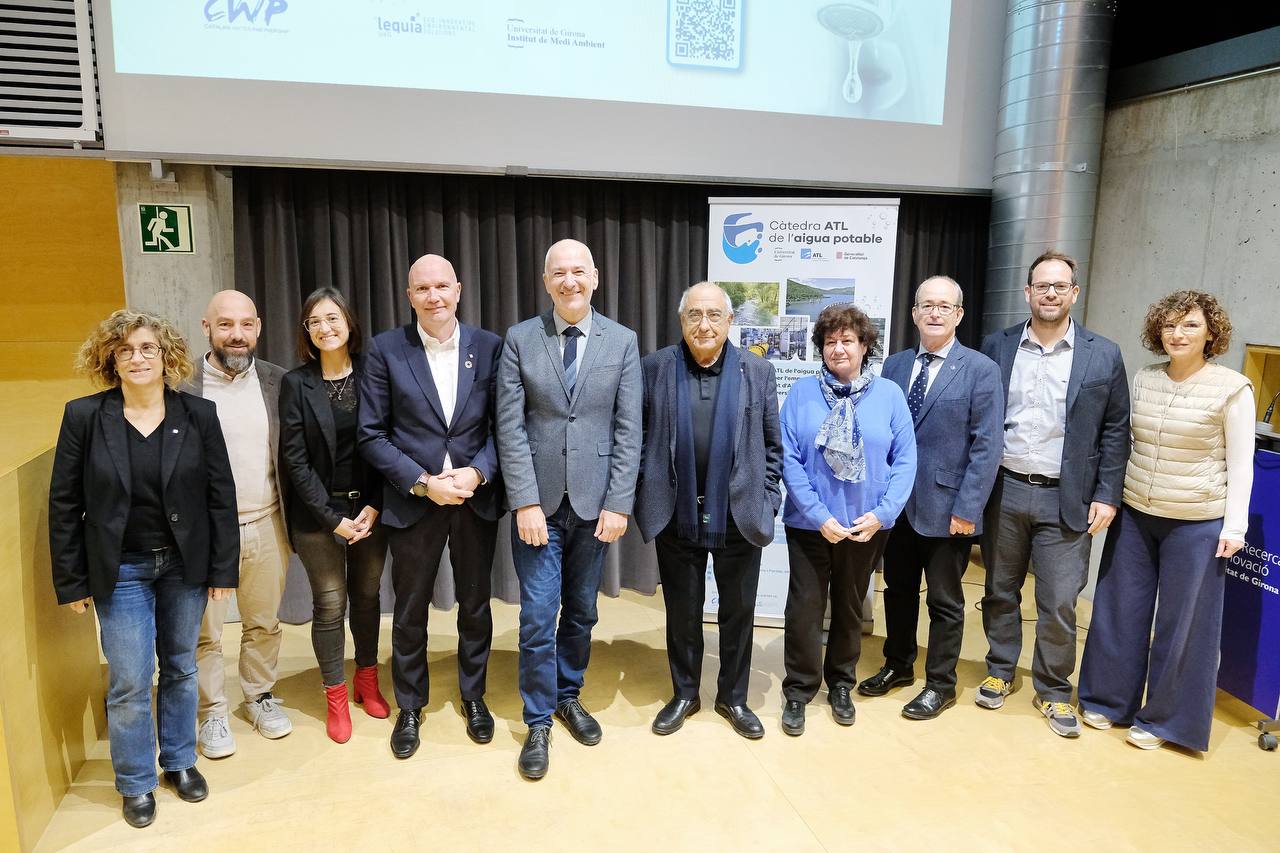 Imagen del artículo El Govern impulsa una càtedra d'aigua potable a la Universitat de Girona (UdG) en col·laboració amb l'ens d'abastament d'Aigua Ter-Llobregat (ATL)