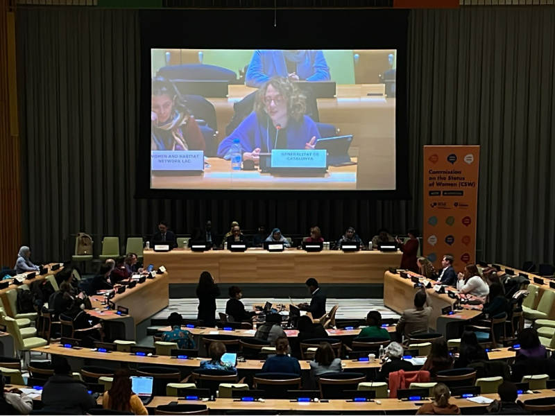 Imagen del artículo La consellera Verge reivindica a l'ONU la creació d'estructures polítiques de primer nivell com el departament d'Igualtat i Feminismes per fer efectius els drets de les dones