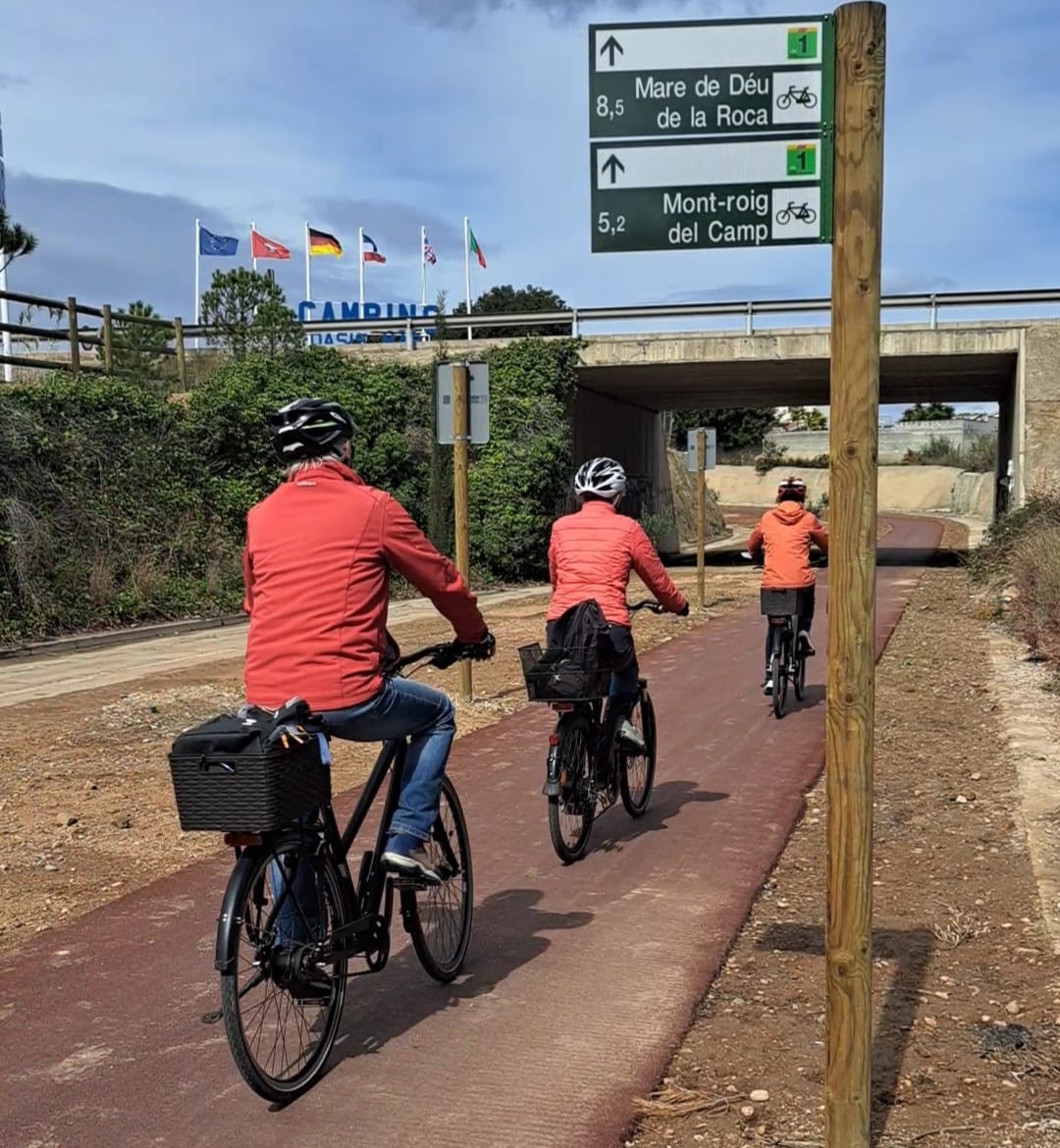Imagen del artículo Entren en funcionament 5,2 km del nou carril bici a Mont-roig del Camp