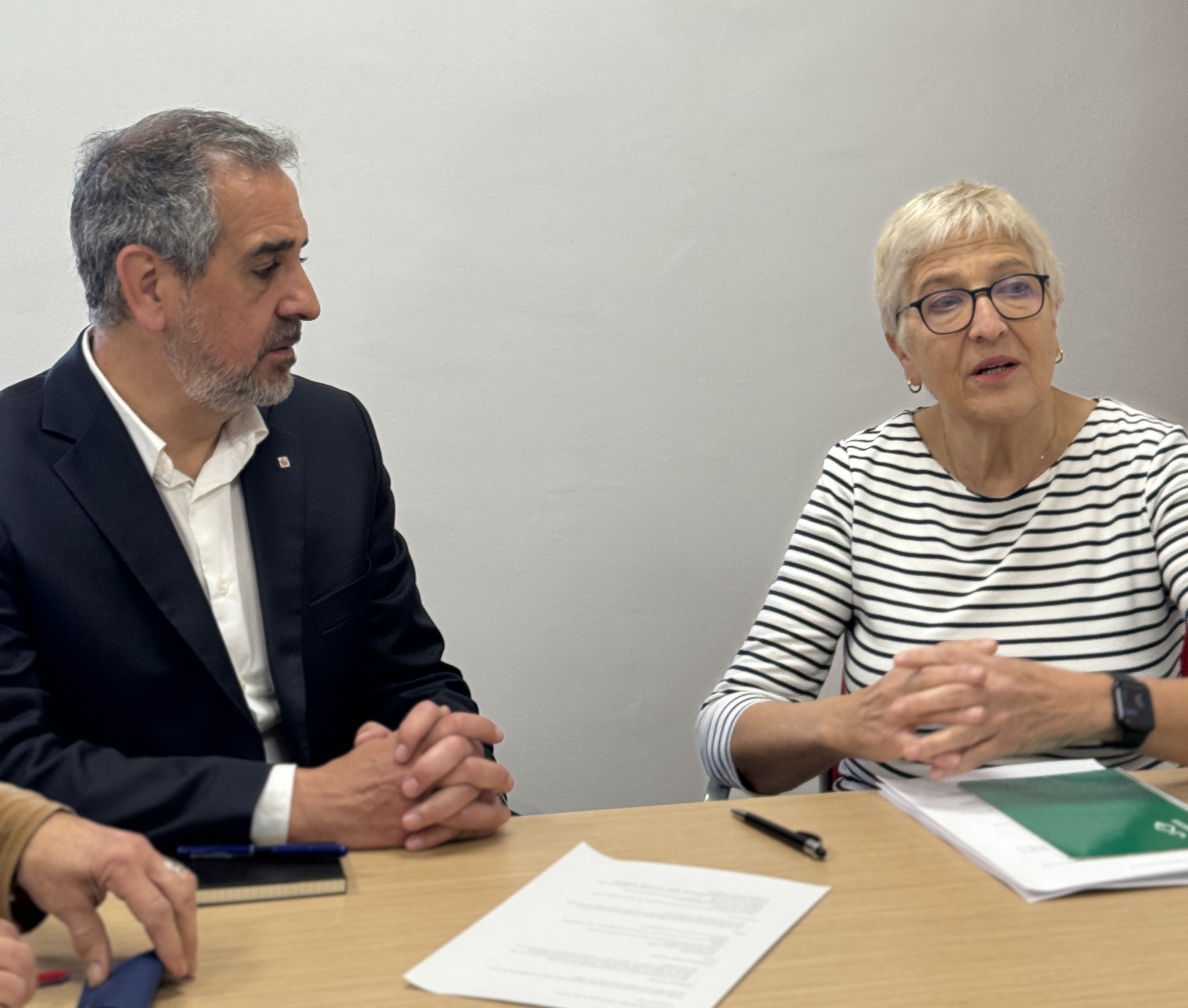 Imagen del artículo El delegat Joan Borràs aborda el finançament local i els projectes de futur de Campins amb l'equip de govern municipal