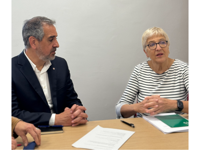 Imagen del artículo El delegat Joan Borràs aborda el finançament local i els projectes de futur de Campins amb l'equip de govern municipal