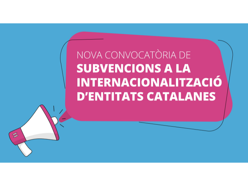 Imagen del artículo El Govern obre una nova convocatòria de subvencions de 2 milions d'euros per promoure la projecció exterior de les entitats catalanes