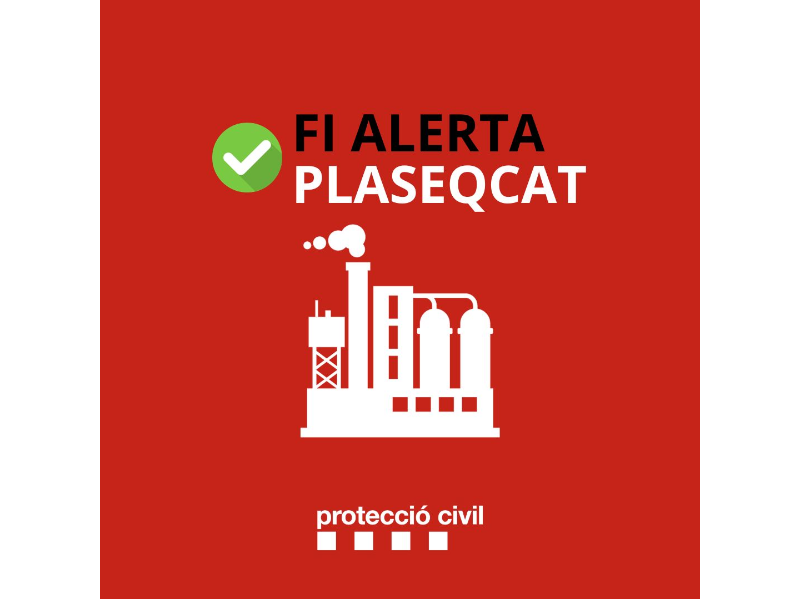 Imagen del artículo Protecció Civil finalitza la fase d'alerta del PLASEQCAT per un incendi a l'empresa Oxiris de Sant Celoni que ja està extingit
