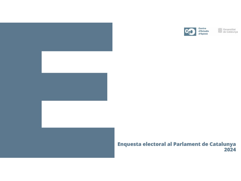 Imagen del artículo El CEO publica els resultats de l'Enquesta electoral al Parlament de Catalunya