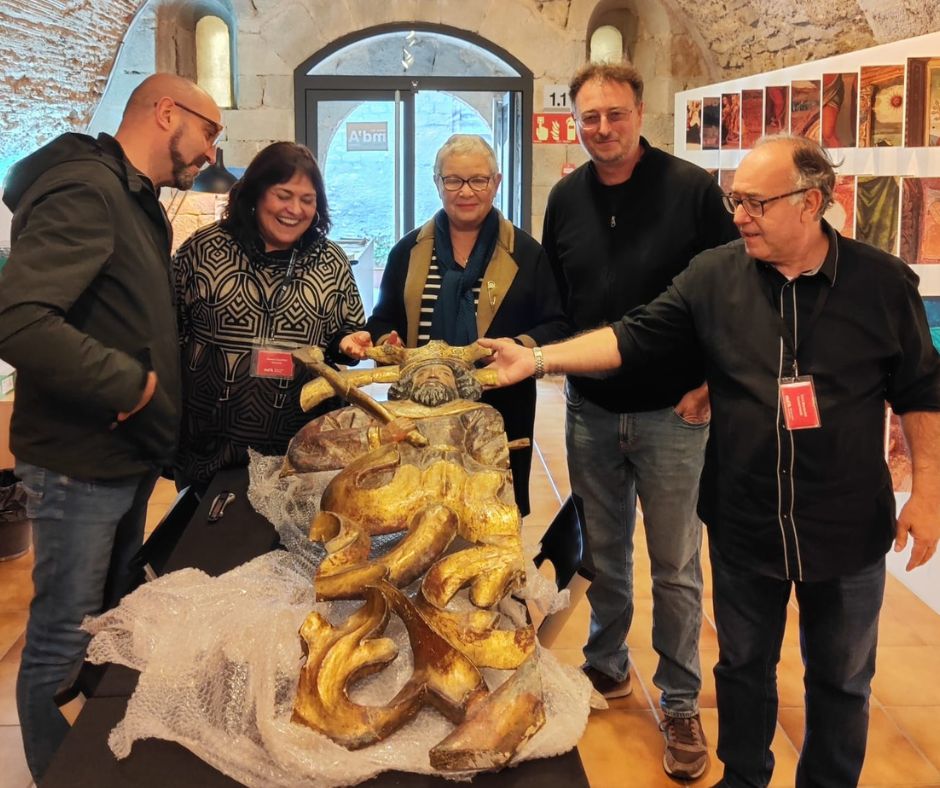 Imagen del artículo El Museu d'Art de Girona adquireix un fragment del retaule de Sant Feliu amb el suport dels Amics del Museu d'Art