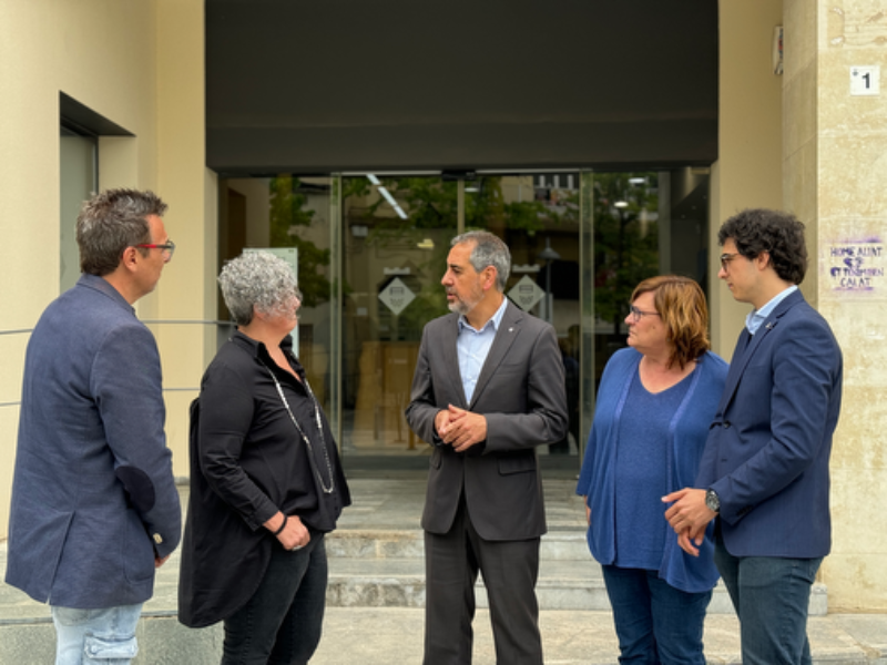 Imagen del artículo El delegat Joan Borràs visita l'Ajuntament de Sant Quirze del Vallès