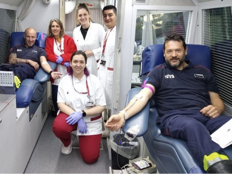 Imagen del artículo Finalitza amb èxit la campanya Els Bombers i les Bomberes t'acompanyen a donar sang