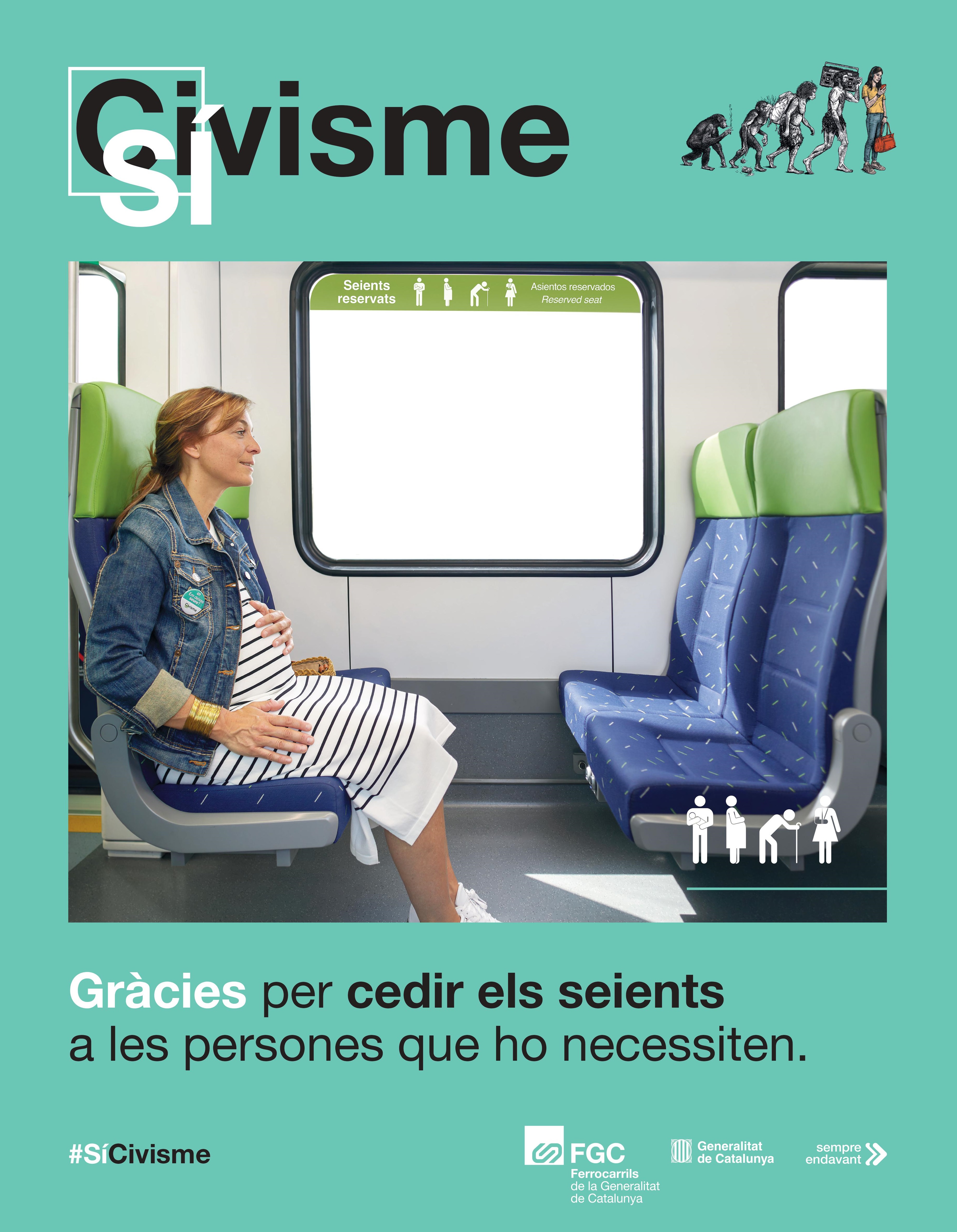Imagen del artículo El personal de Ferrocarrils participa a la campanya de la companyia per fomentar el civisme al transport públic