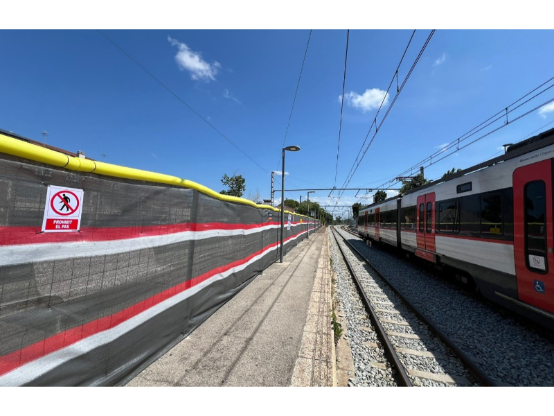 Imagen del artículo Ferrocarrils inicia les obres de millora dels accessos, les andanes i el pas inferior de l'estació de Sant Vicenç dels Horts