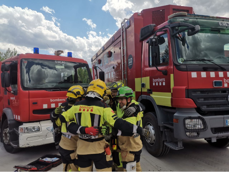 Imagen del artículo Dos equips dels Bombers de la Generalitat participen, a la Corunya, al XVIII Encuentro Nacional de Rescate en Accidentes de Tráfico