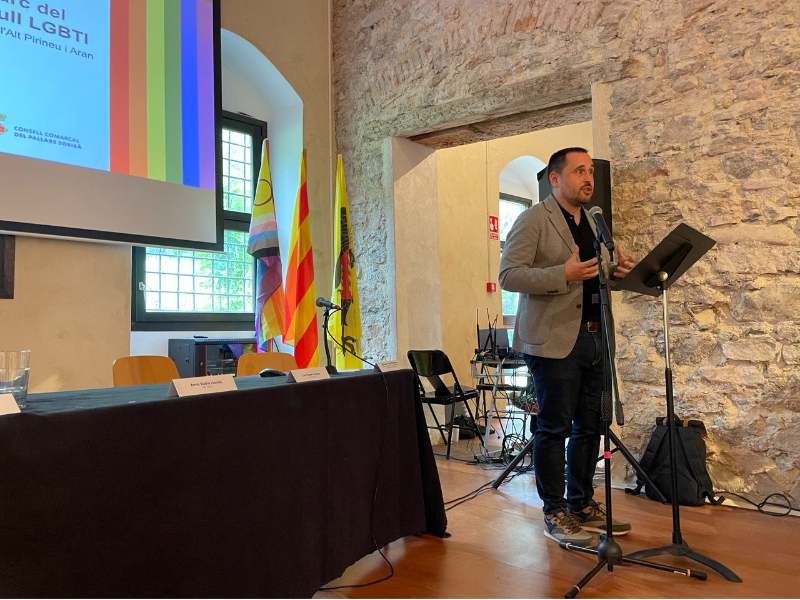 El director general de Polítiques Públiques LGBTI+, Xavier Florensa Cantons.