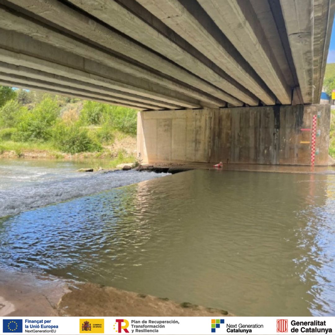 Imagen del artículo L'Agència Catalana de l'Aigua millora el punt de control del cabal del riu Cardener al seu pas per Súria