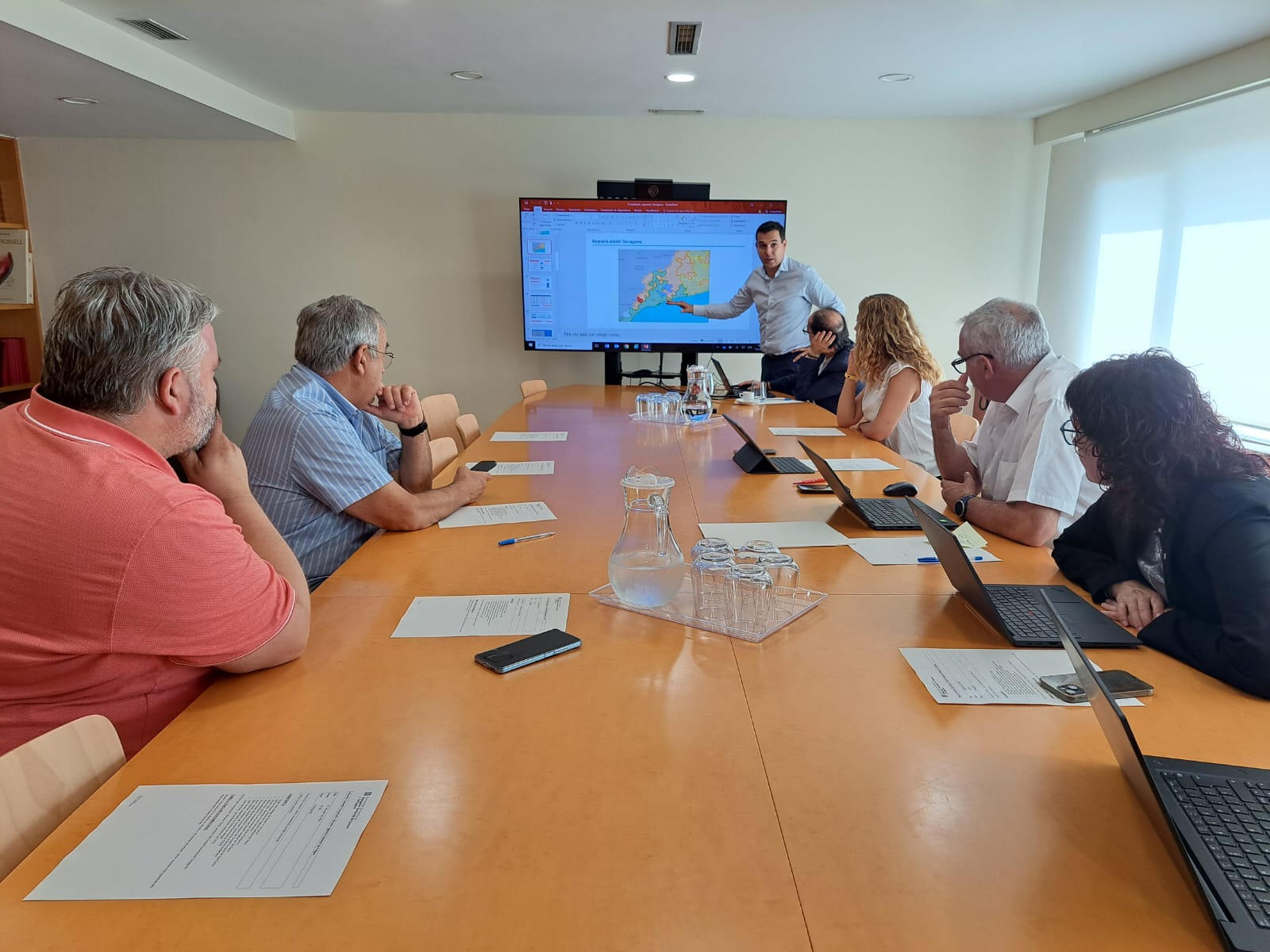 Imagen del artículo L'ACA i la delegació del Govern a Tarragona fan seguiment de la gestió de la sequera amb els Consells Comarcals